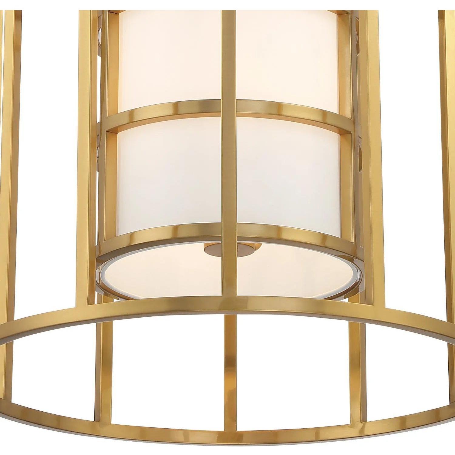 Crystorama - Hulton Six Light Chandelier - 9597-LG - Canada Light Shop