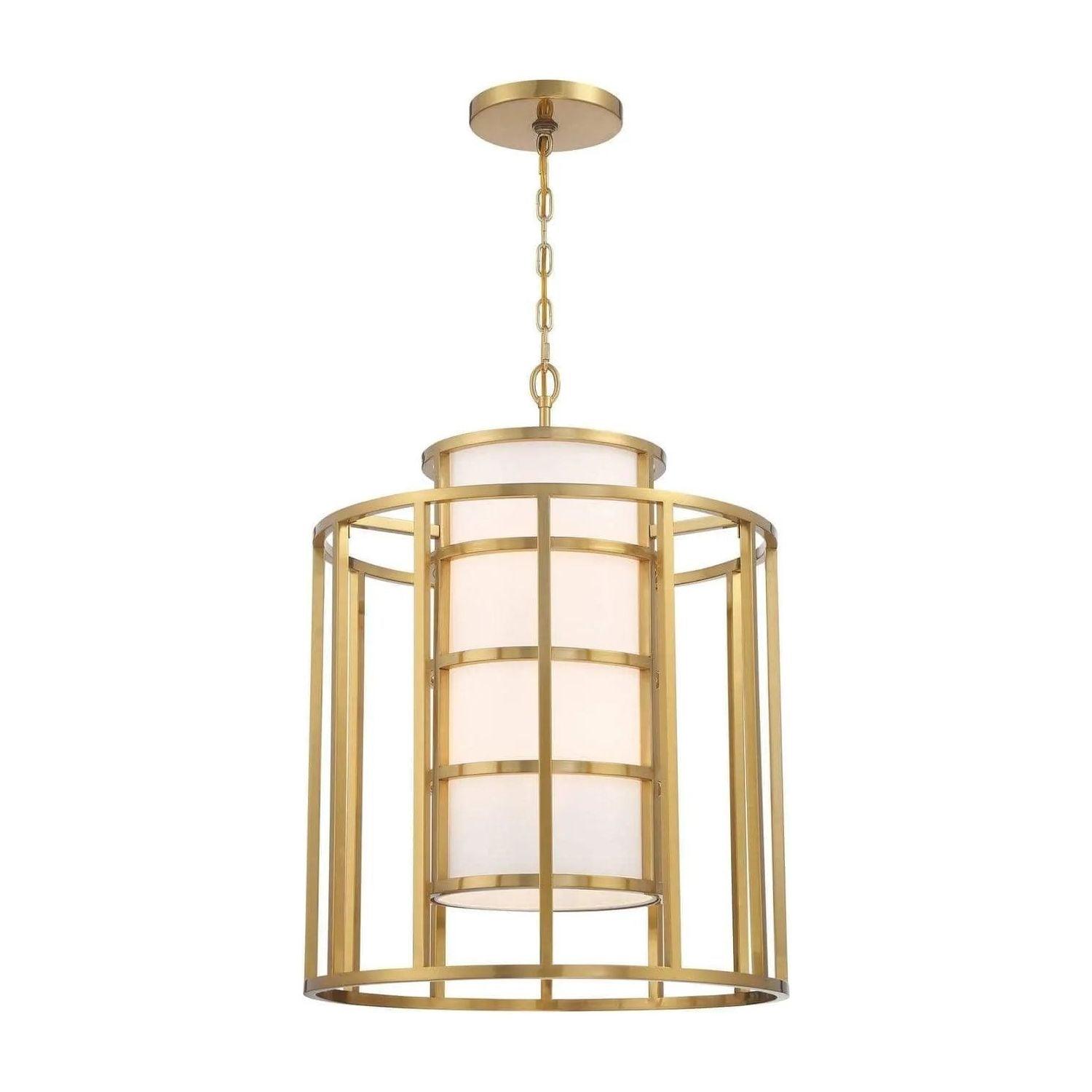 Crystorama - Hulton Six Light Chandelier - 9597-LG - Canada Light Shop