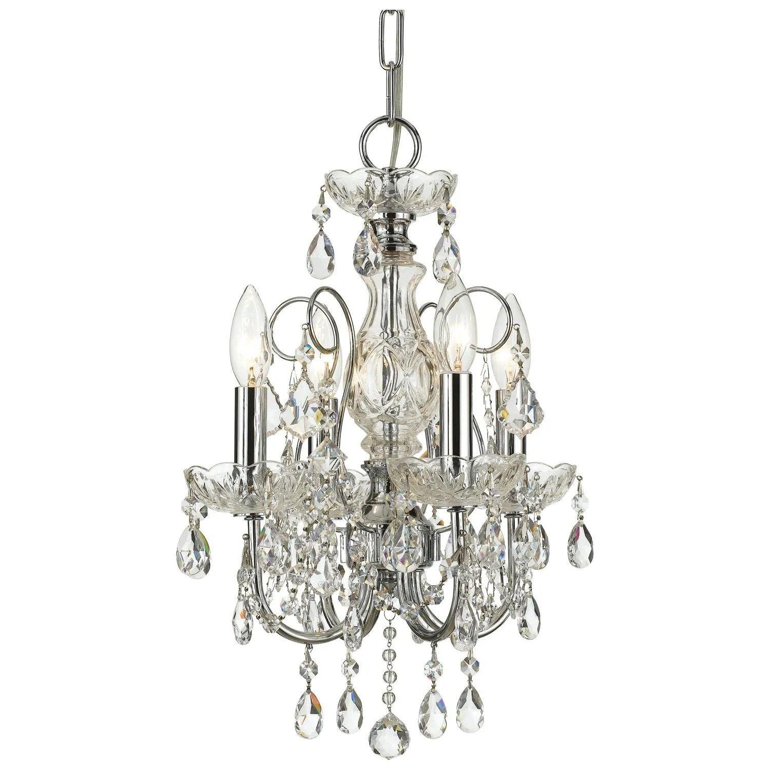 Crystorama - Imperial Mini Chandelier - 3224-CH-CL-SAQ - Canada Light Shop