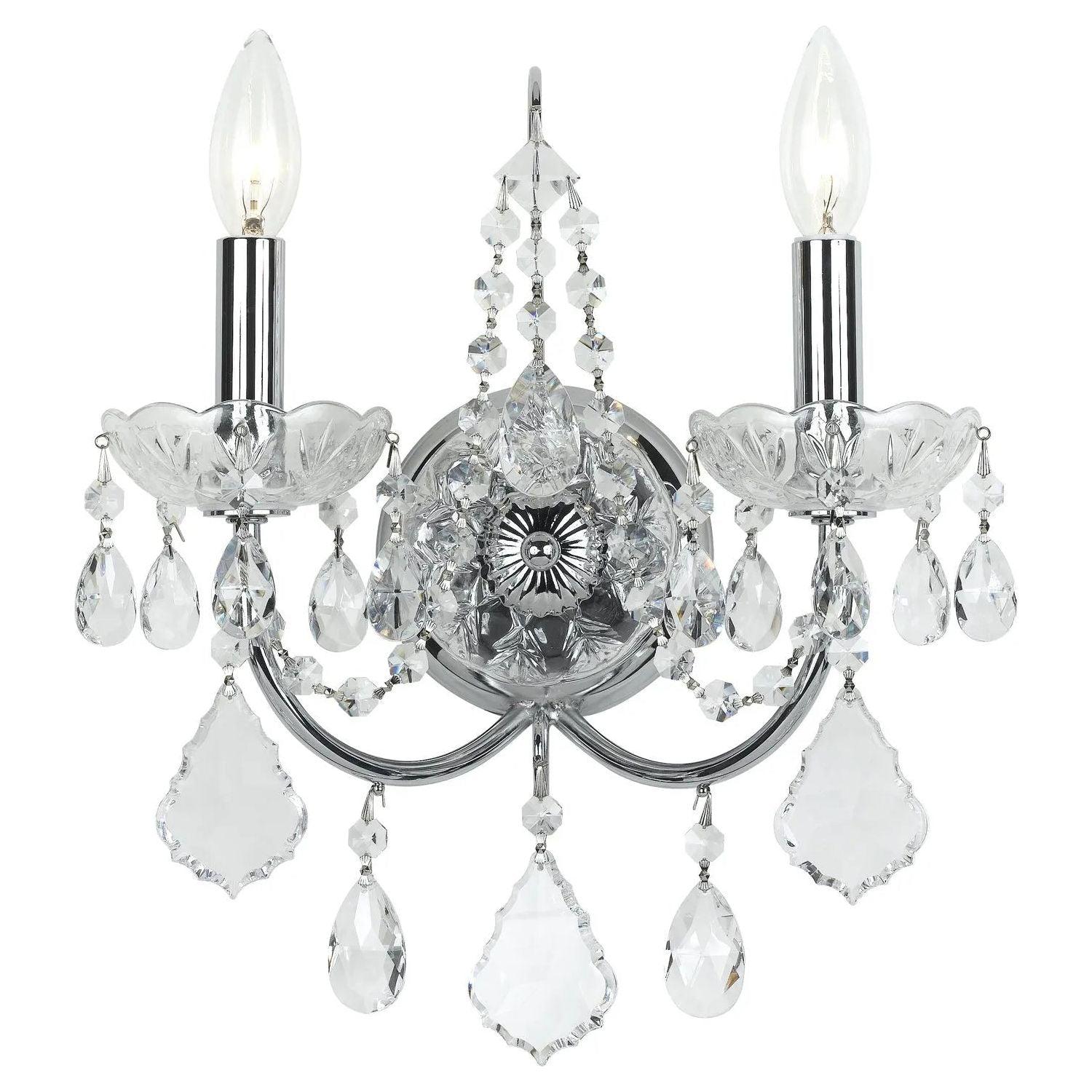 Crystorama - Imperial Wall Mount - 3222-CH-CL-I - Canada Light Shop