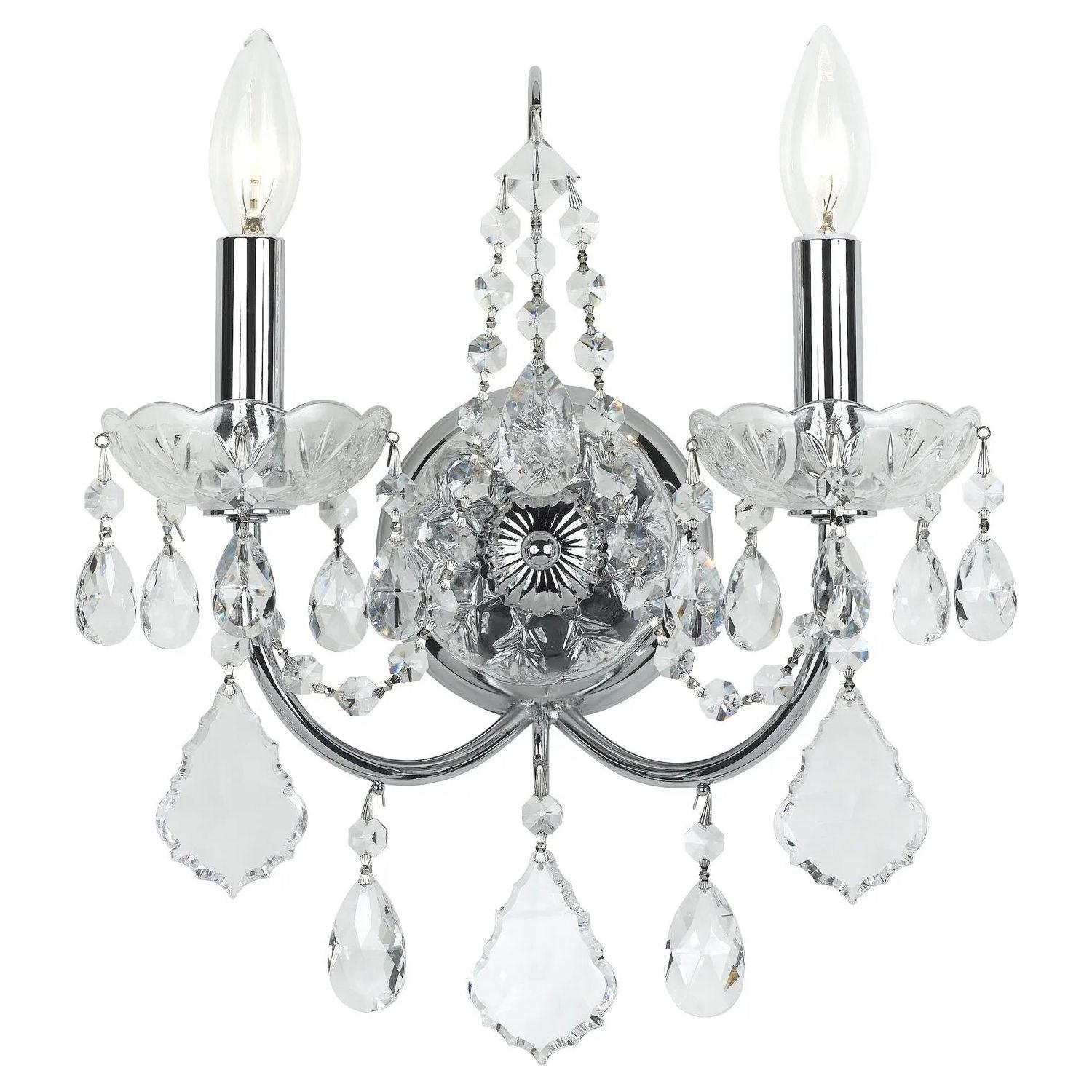 Crystorama - Imperial Wall Mount - 3222-CH-CL-MWP - Canada Light Shop
