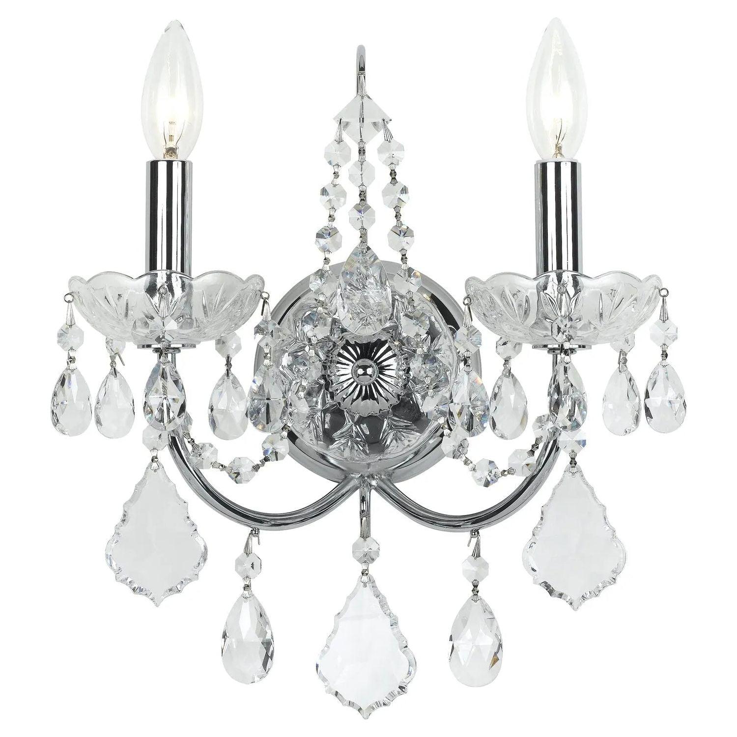 Crystorama - Imperial Wall Mount - 3222-CH-CL-SAQ - Canada Light Shop