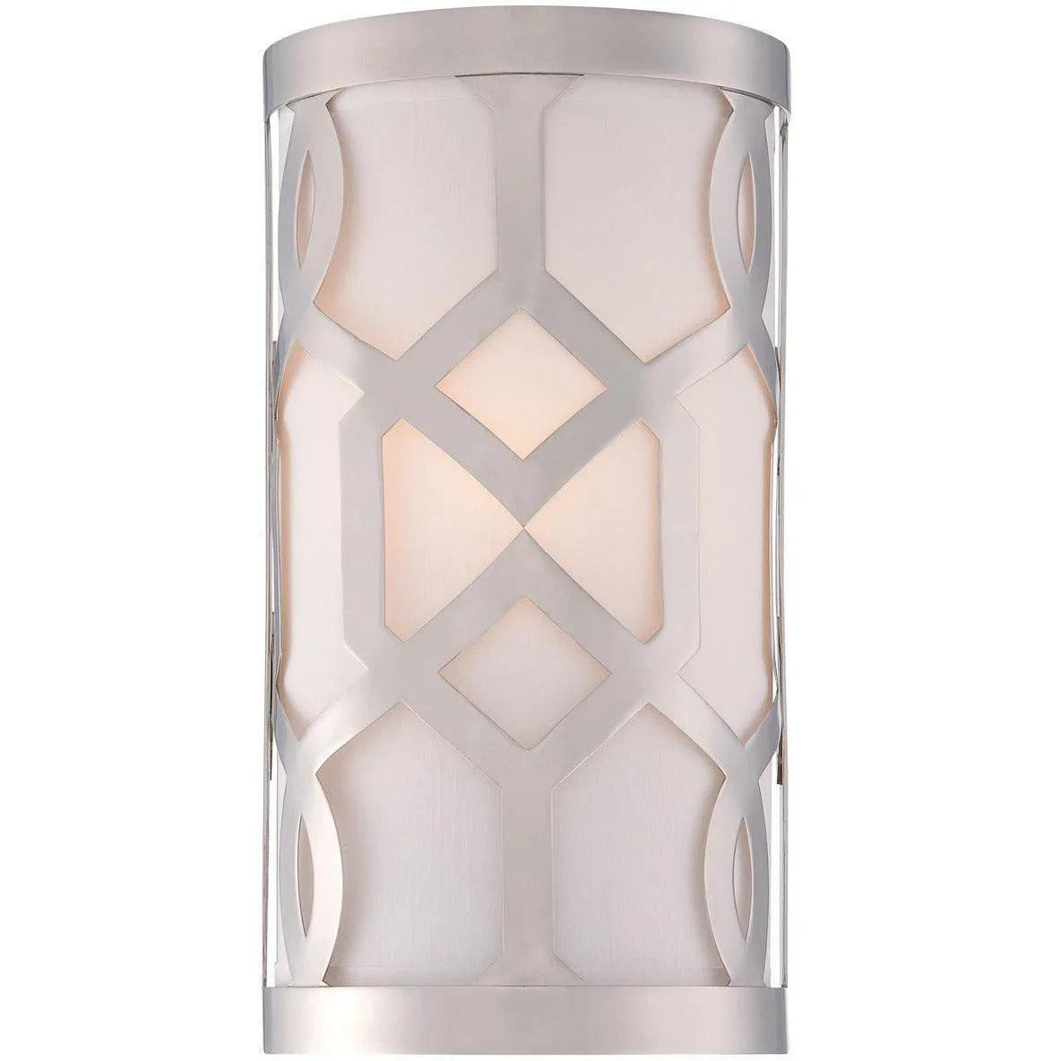 Crystorama - Jennings One Light Wall Mount - 2262-PN - Canada Light Shop