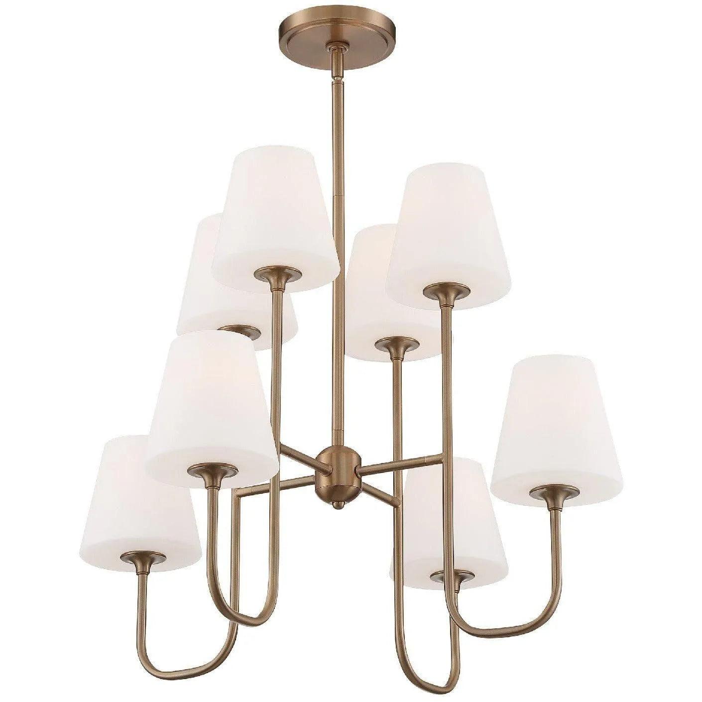 Crystorama - Keenan Chandelier - KEE-A3008-VG - Canada Light Shop