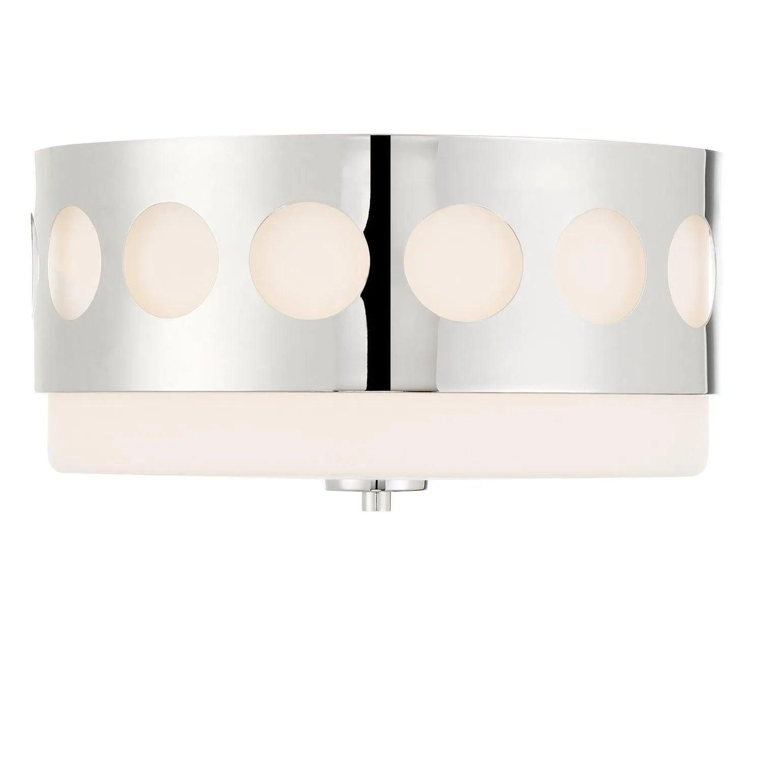 Crystorama - Kirby Ceiling Mount - KIR-B8100-PN - Canada Light Shop