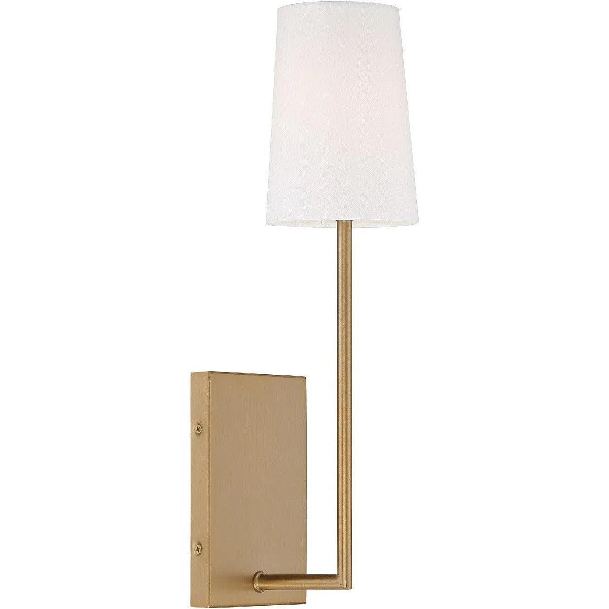 Crystorama - Lena One Light Wall Mount - LEN-251-VG - Canada Light Shop