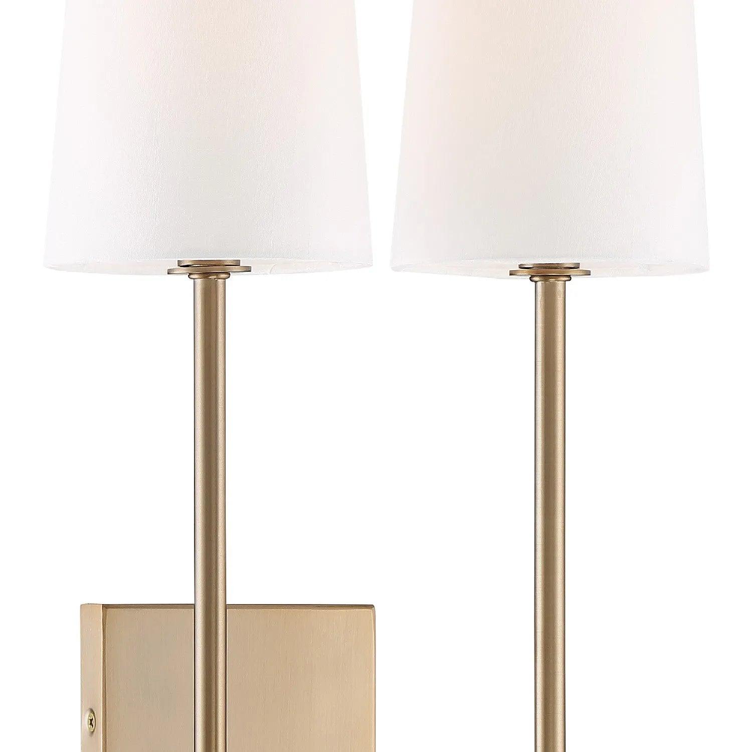 Crystorama - Lena Two Light Wall Mount - LEN-252-BF - Canada Light Shop