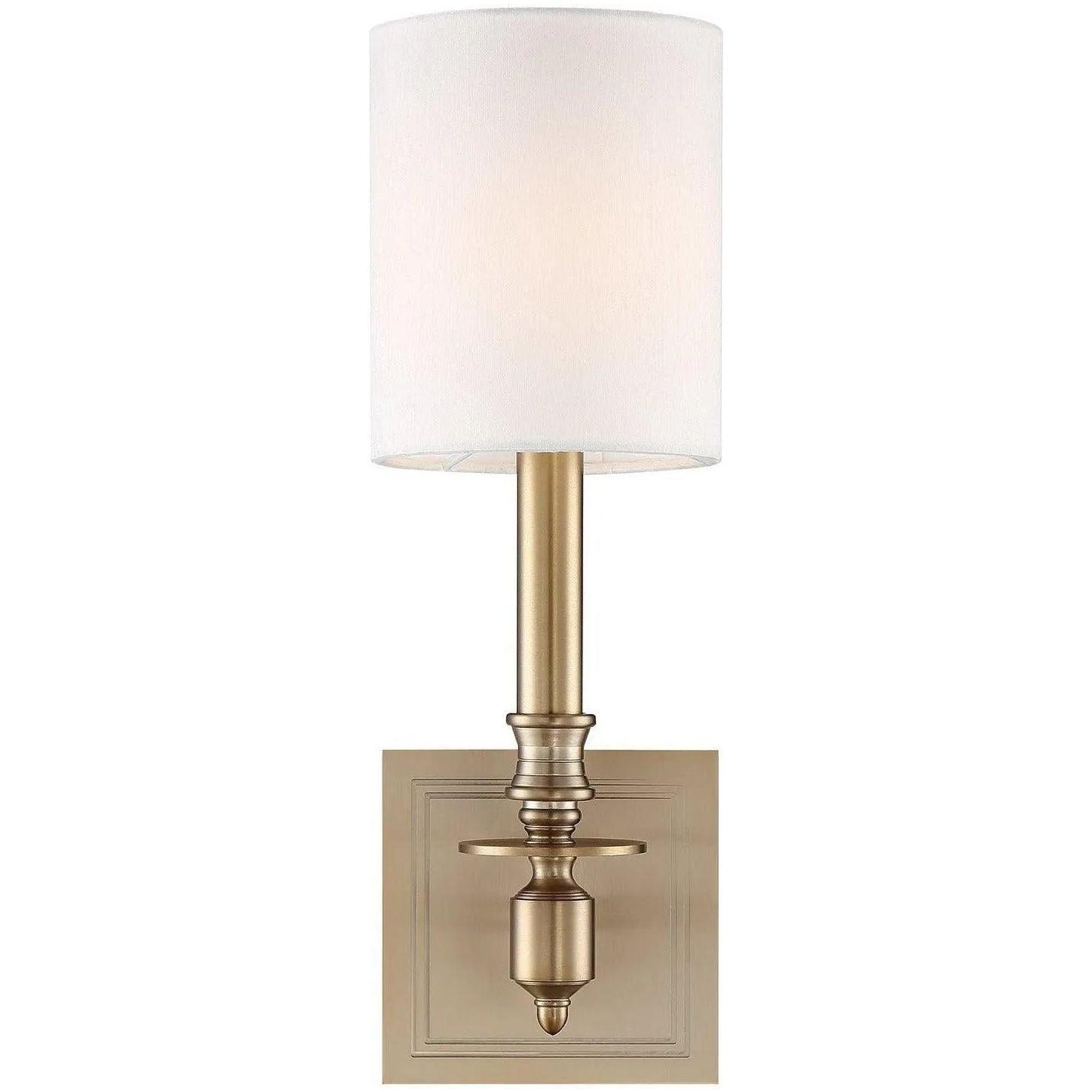 Crystorama - Lloyd One Light Wall Mount - LLO-481-AG - Canada Light Shop