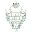 Crystorama - Lucille Six Light Chandelier - LUC-A9066-SA - Canada Light Shop