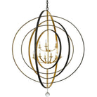 Crystorama - Luna Nine Light Chandelier - 587-EB-GA - Canada Light Shop