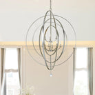 Crystorama - Luna Nine Light Chandelier - 587-EB-GA - Canada Light Shop