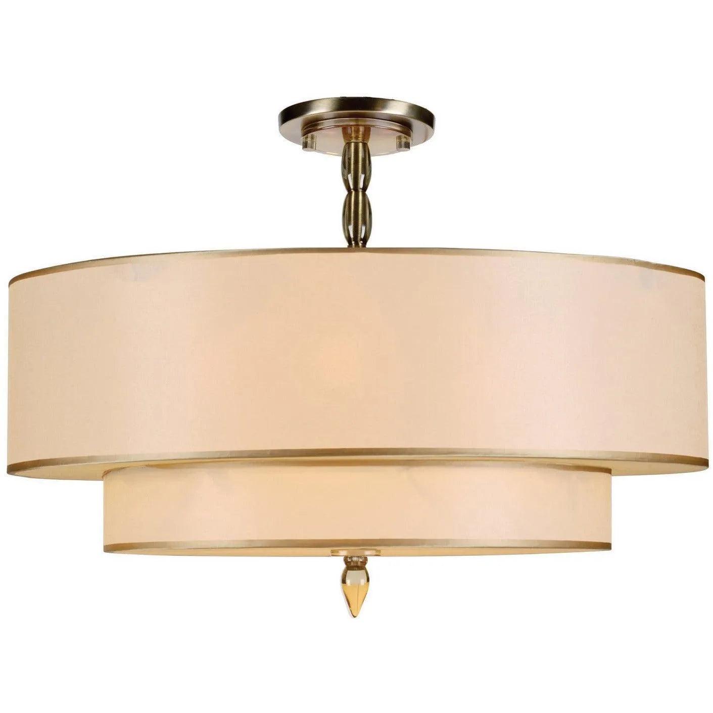 Crystorama - Luxo Five Light Ceiling Mount - 9507-AB_CEILING - Canada Light Shop