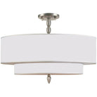 Crystorama - Luxo Five Light Ceiling Mount - 9507-SN_CEILING - Canada Light Shop