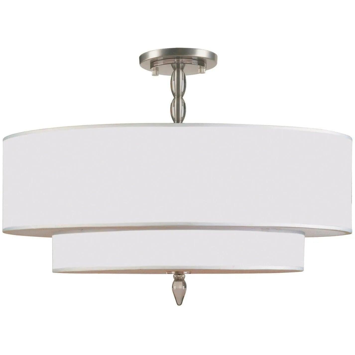 Crystorama - Luxo Five Light Ceiling Mount - 9507-SN_CEILING - Canada Light Shop
