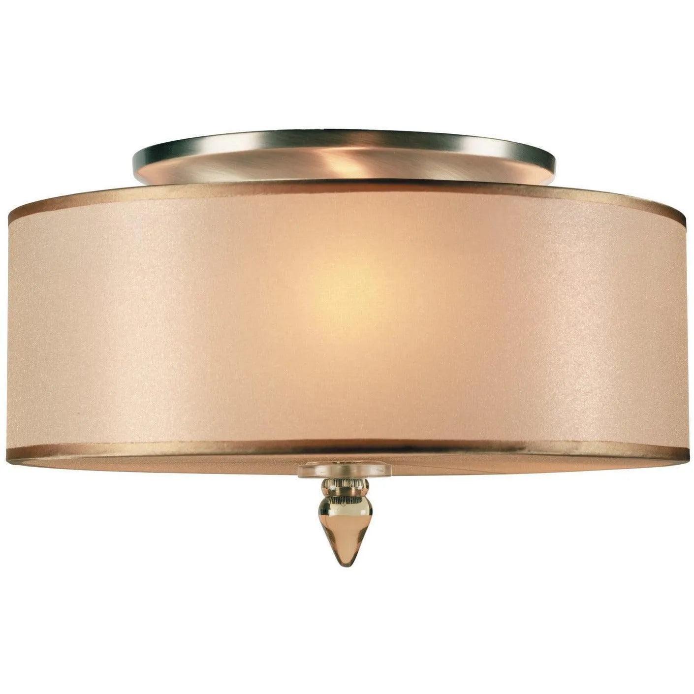 Crystorama - Luxo Three Light Ceiling Mount - 9503-AB - Canada Light Shop