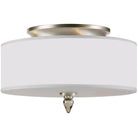 Crystorama - Luxo Three Light Ceiling Mount - 9503-SN - Canada Light Shop