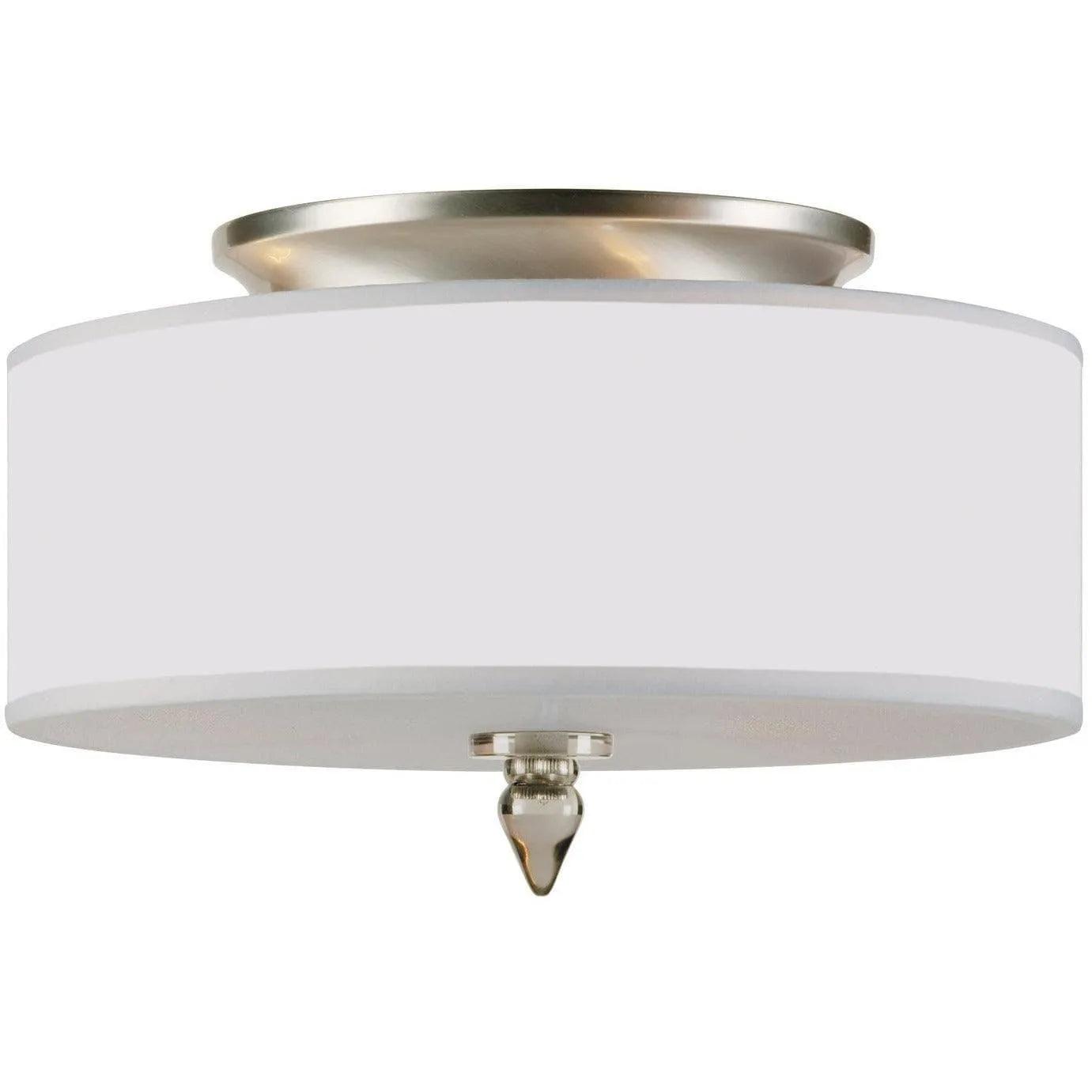 Crystorama - Luxo Three Light Ceiling Mount - 9503-SN - Canada Light Shop
