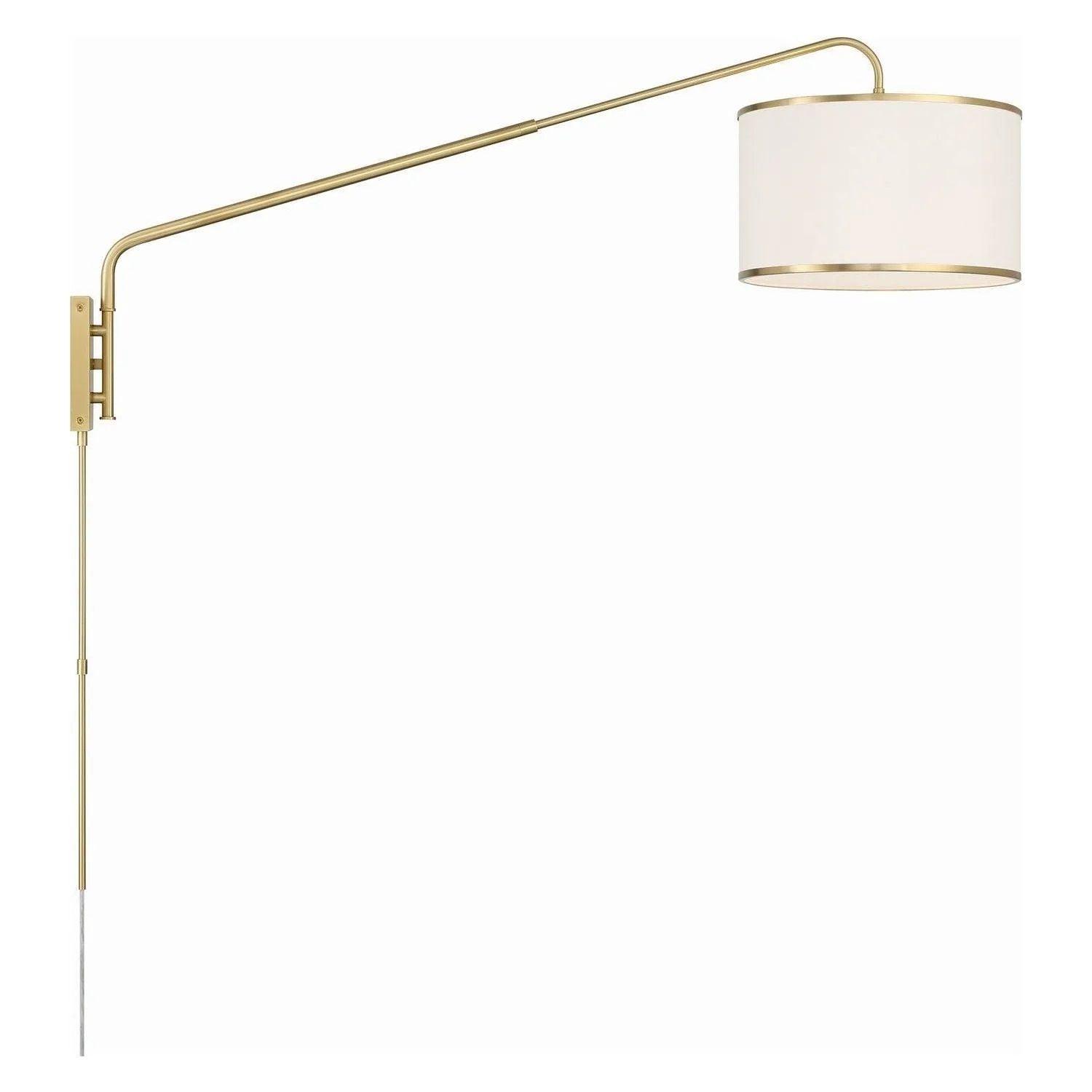 Crystorama - Mallory Task Sconce - MAL-601-SB - Canada Light Shop