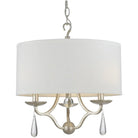 Crystorama - Manning Three Light Chandelier - 5973-SL - Canada Light Shop