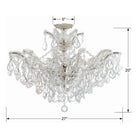 Crystorama - Maria Theresa Ceiling Mount - 4430-CH-CL-MWP - Canada Light Shop