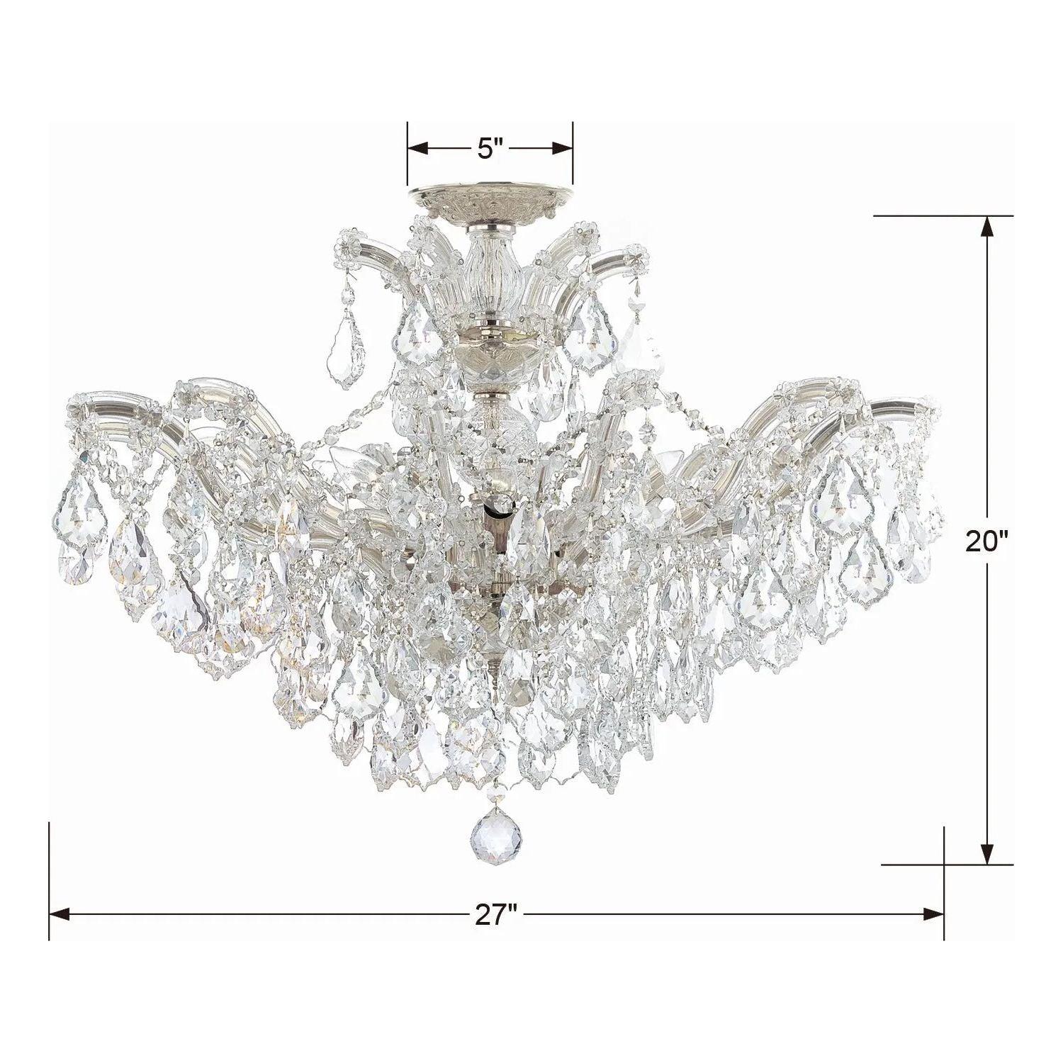 Crystorama - Maria Theresa Ceiling Mount - 4430-CH-CL-MWP - Canada Light Shop