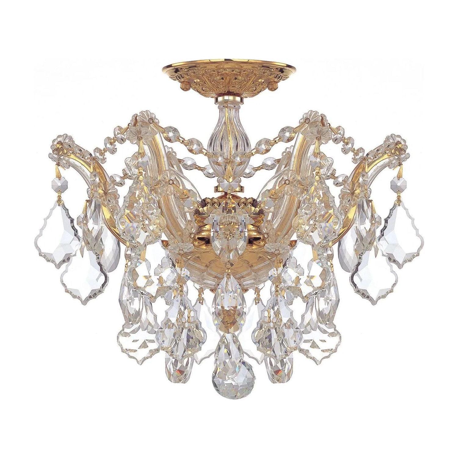 Crystorama - Maria Theresa Ceiling Mount - 4430-GD-CL-SAQ - Canada Light Shop
