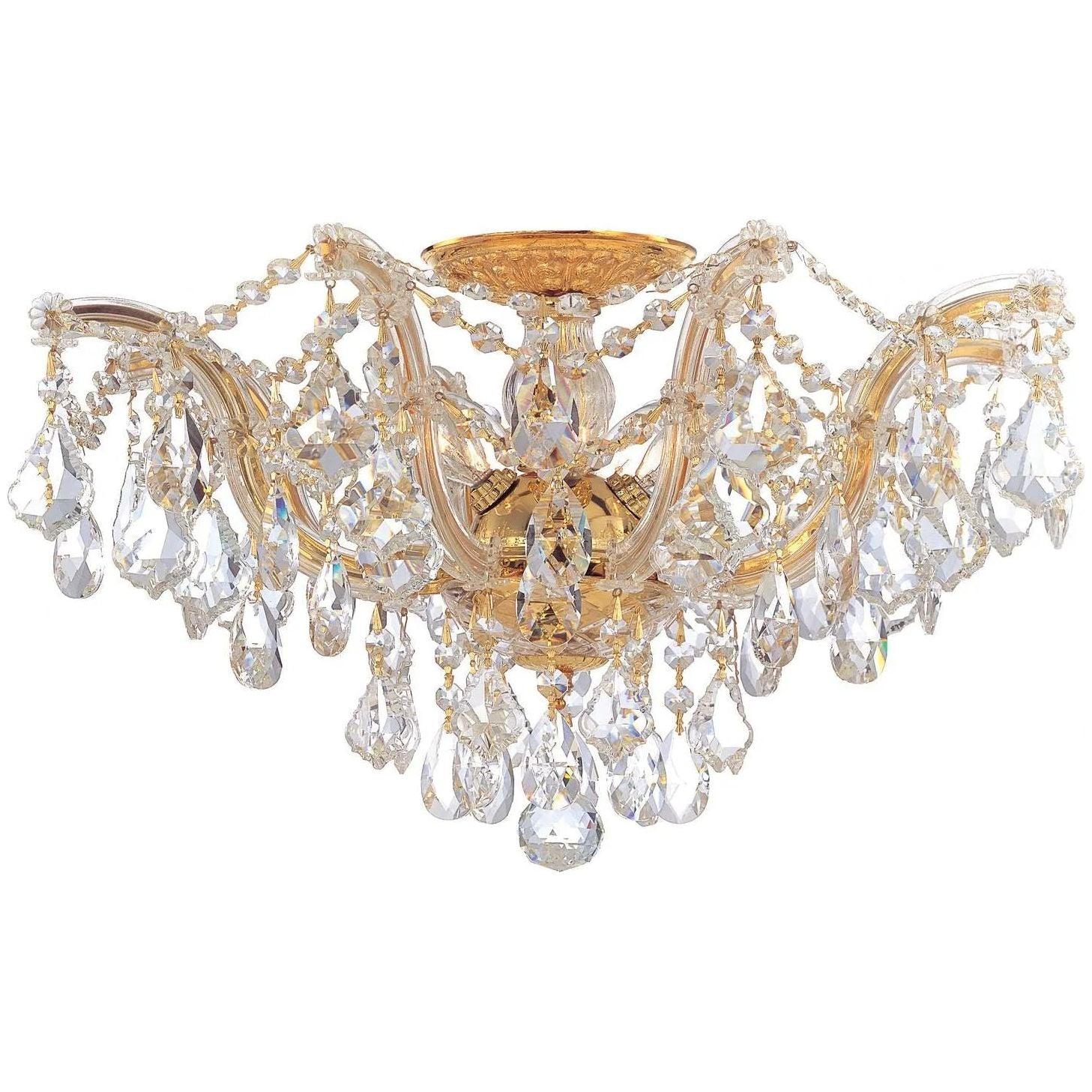 Crystorama - Maria Theresa Ceiling Mount - 4437-GD-CL-MWP - Canada Light Shop