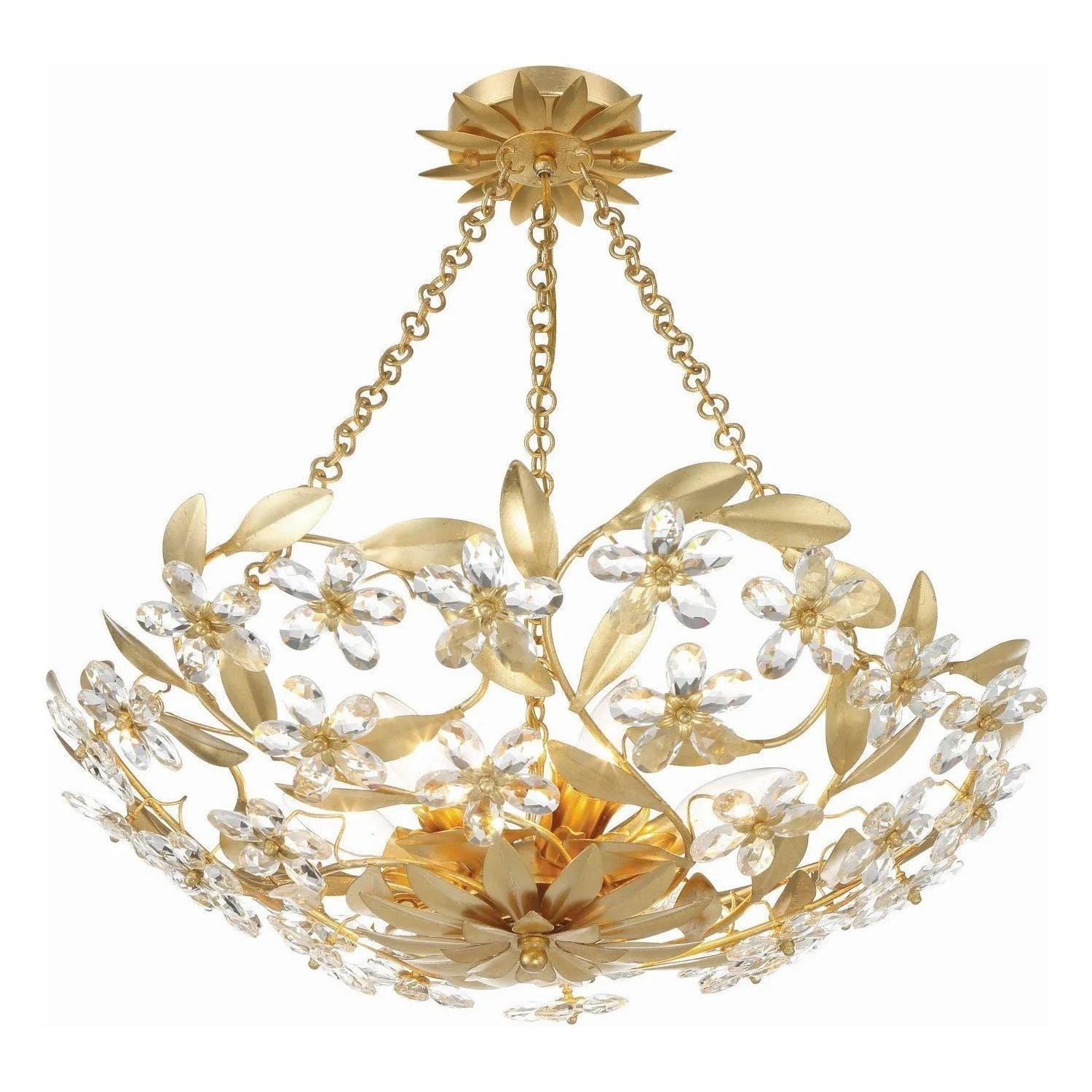 Crystorama - Marselle Semi Flush Mount - MSL-306-GA_CEILING - Canada Light Shop