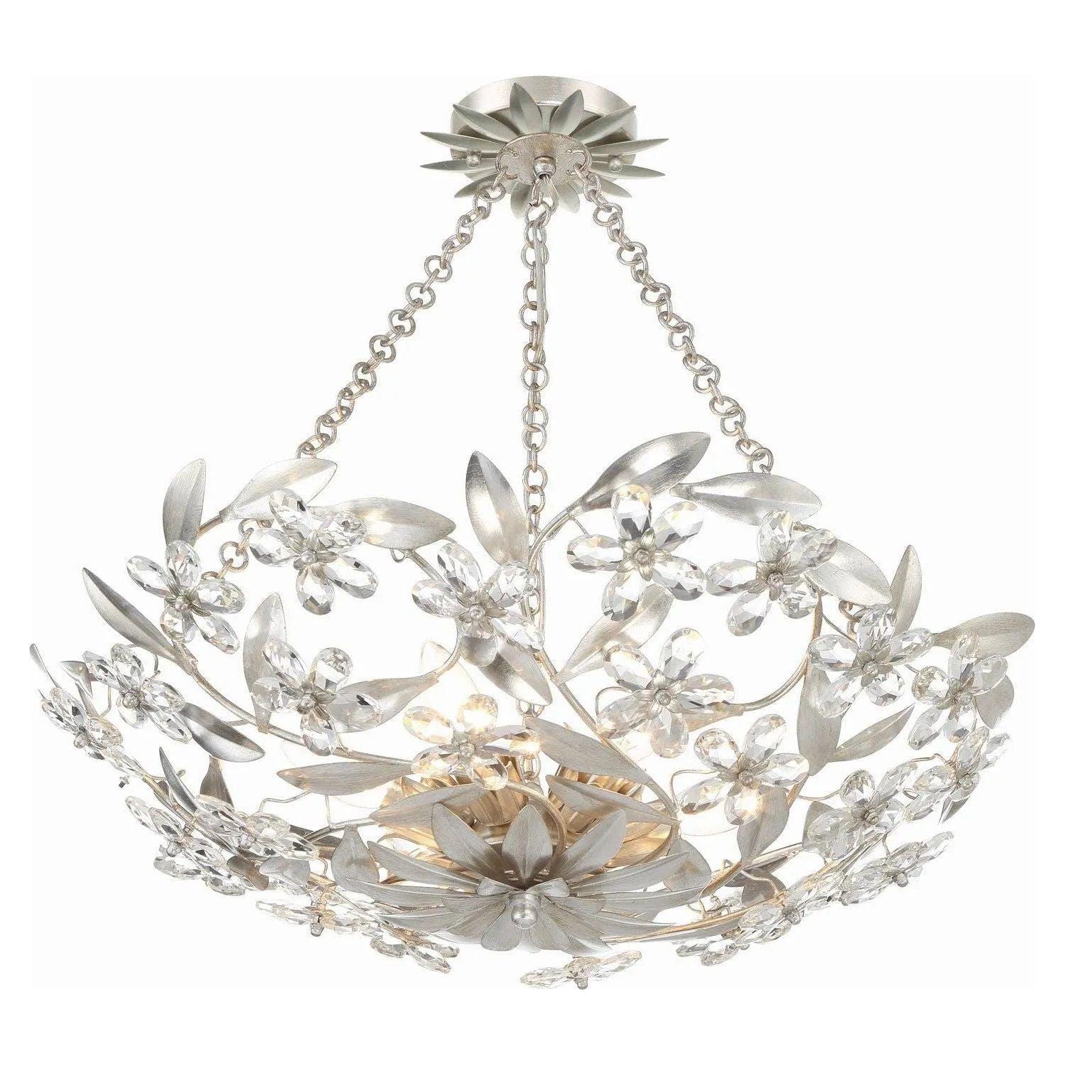 Crystorama - Marselle Semi Flush Mount - MSL-306-SA_CEILING - Canada Light Shop