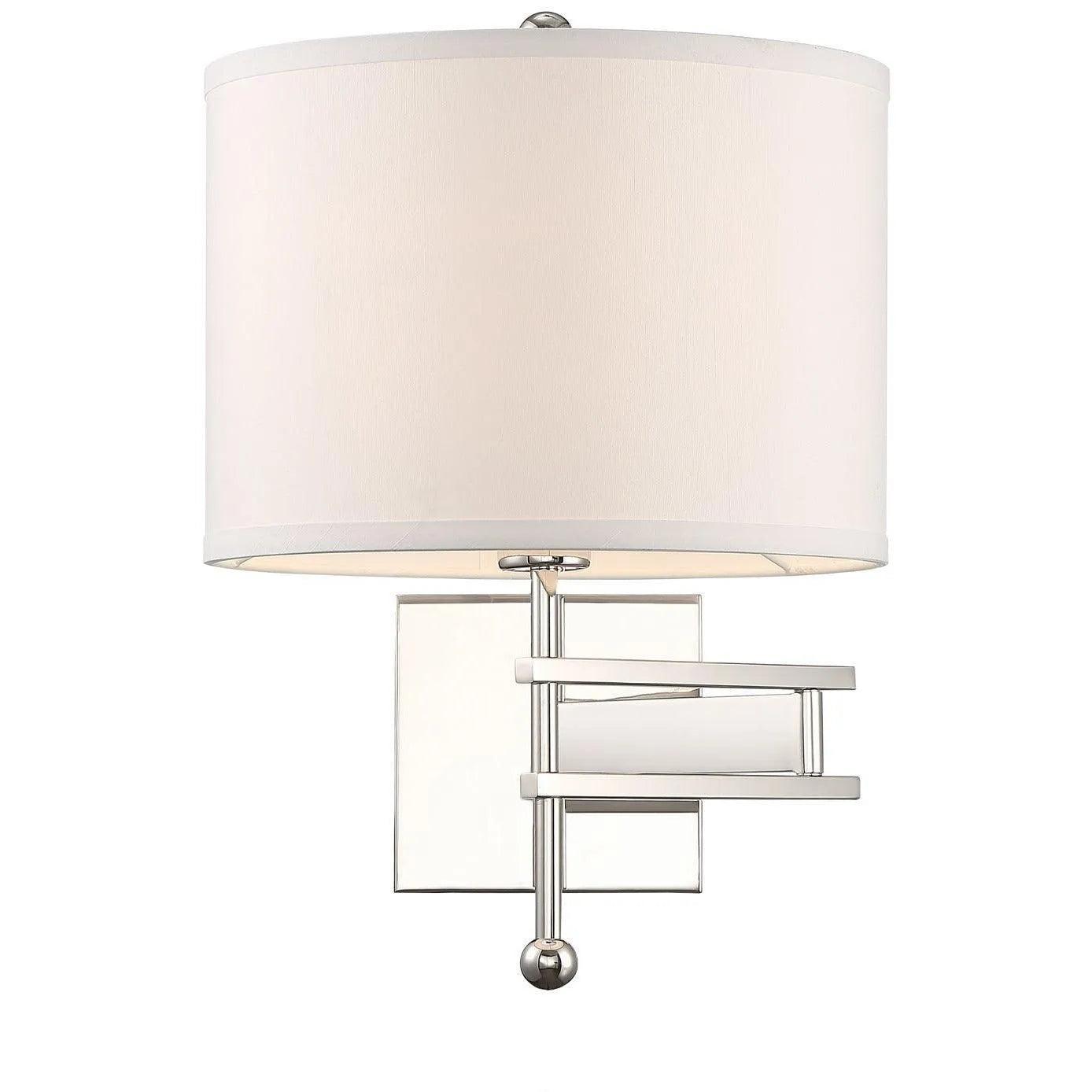 Crystorama - Marshall One Light Wall Mount - MAR-A8031-PN - Canada Light Shop