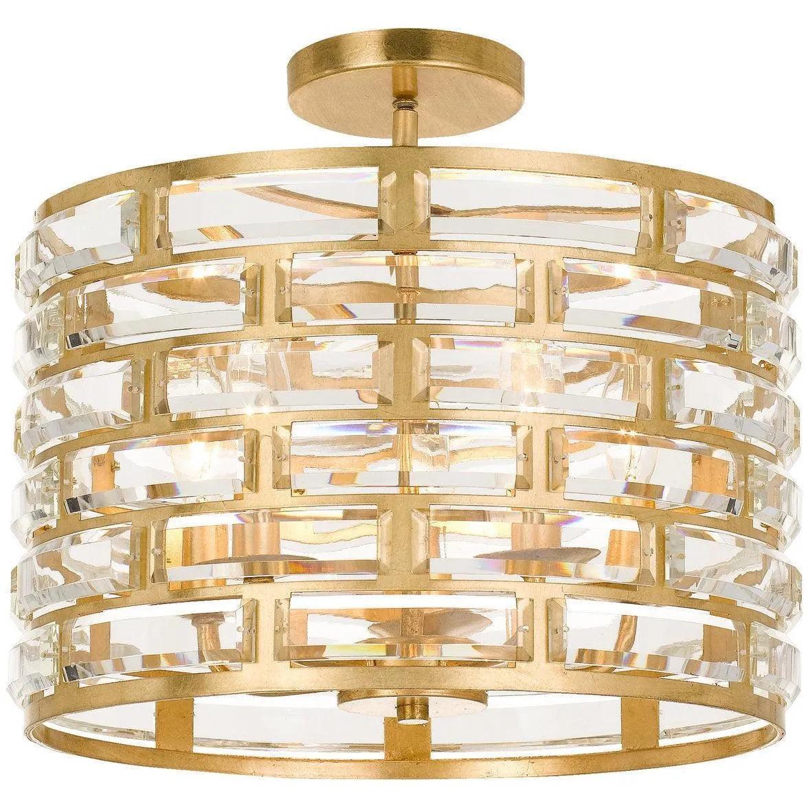 Crystorama - Meridian Five Light Ceiling Mount - MER-4865-GA_CEILING - Canada Light Shop
