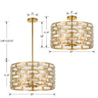 Crystorama - Meridian Six Light Ceiling Mount - MER-4866-GA_CEILING - Canada Light Shop