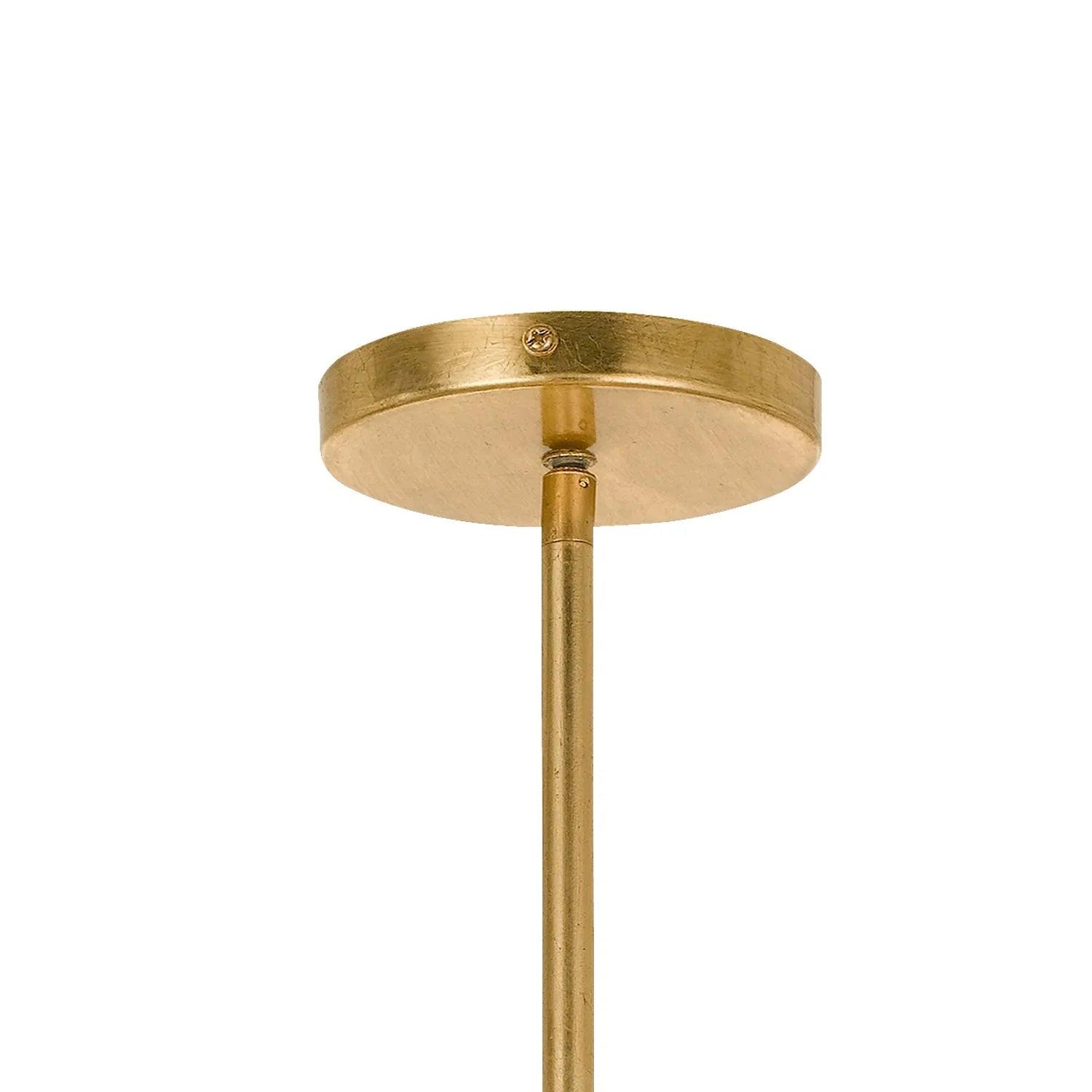 Crystorama - Meridian Six Light Chandelier - MER-4866-GA - Canada Light Shop