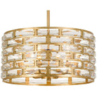 Crystorama - Meridian Six Light Chandelier - MER-4866-GA - Canada Light Shop