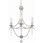 Crystorama - Metro Three Light Mini Chandelier - 433-SA - Canada Light Shop