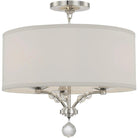 Crystorama - Mirage Three Light Ceiling Mount - 8005-PN_CEILING - Canada Light Shop