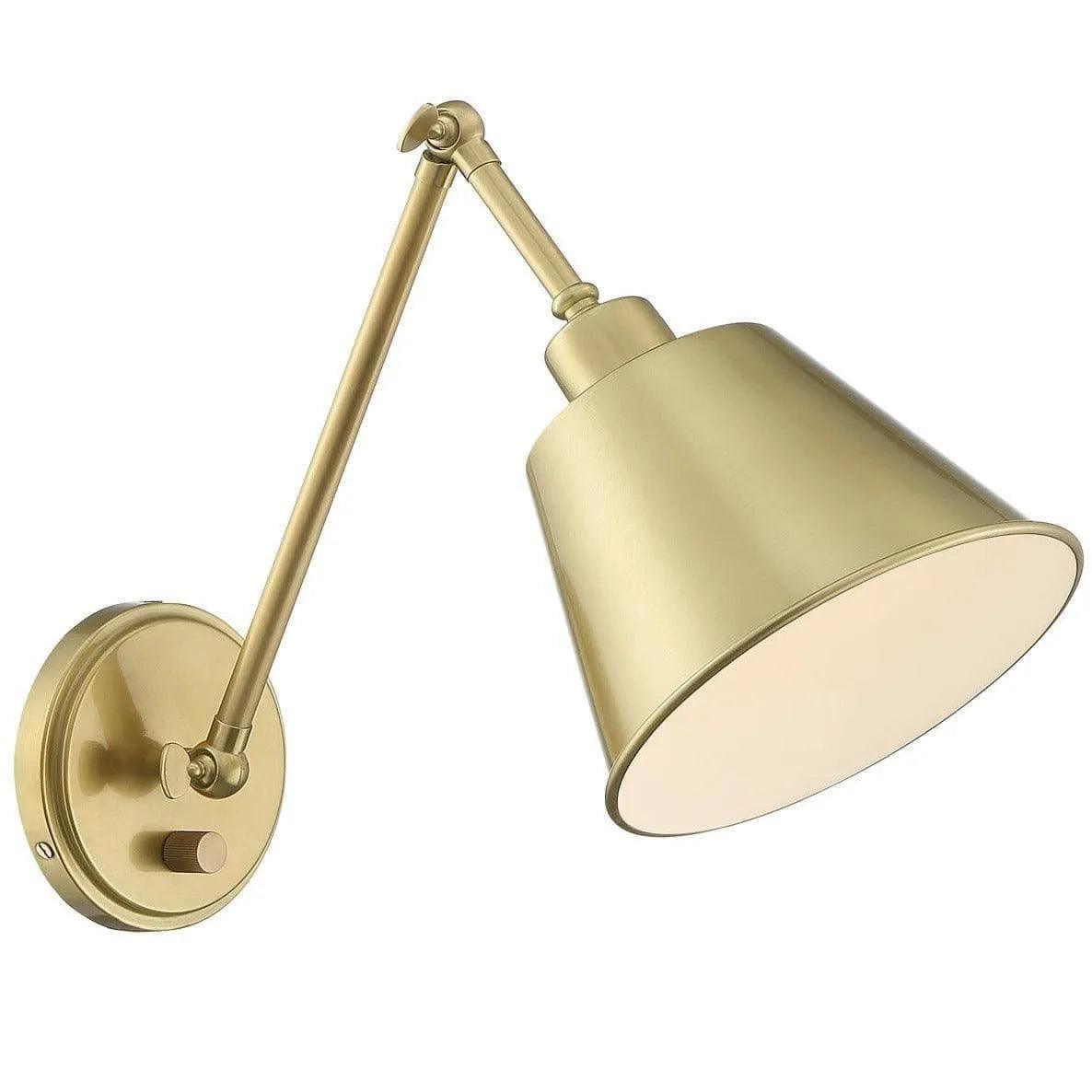 Crystorama - Mitchell One Light Wall Mount - MIT-A8020-AG - Canada Light Shop