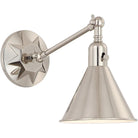 Crystorama - Morgan One Light Wall Mount - MOR-8800-PN - Canada Light Shop