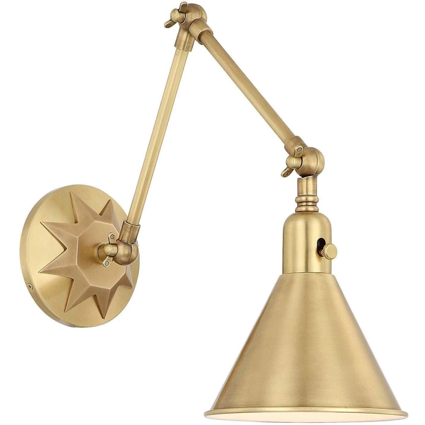 Crystorama - Morgan One Light Wall Mount - MOR-8801-AG - Canada Light Shop