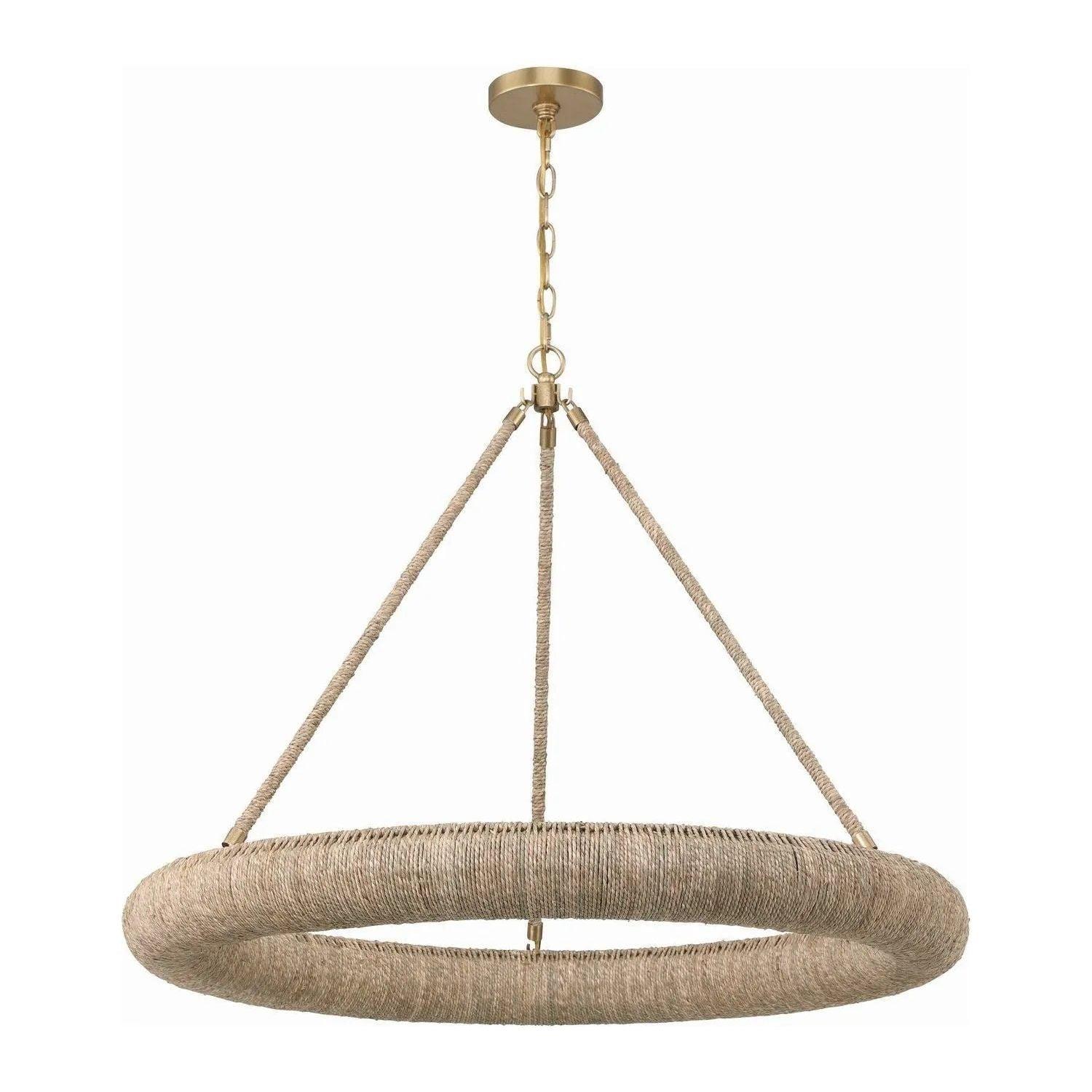 Crystorama - Oakley LED Chandelier - OAK-7538-SG - Canada Light Shop
