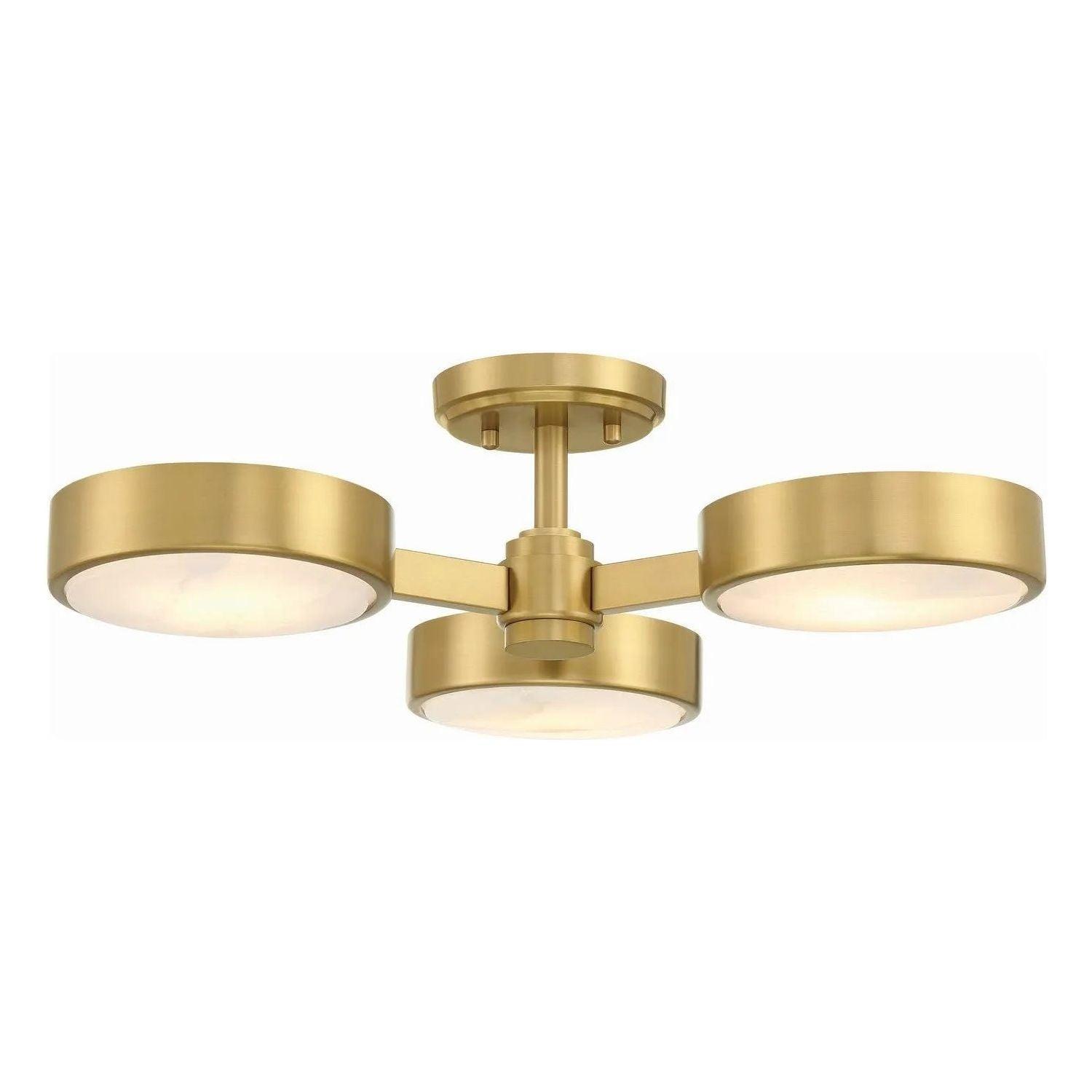 Crystorama - Orson Semi Flush Mount - ORS-733-MG-ST - Canada Light Shop