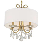 Crystorama - Othello Drum Shade Chandelier - 6623-VG-CL-S - Canada Light Shop
