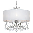 Crystorama - Othello Drum Shade Chandelier - 6625-CH-CL-MWP - Canada Light Shop