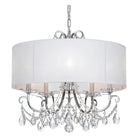 Crystorama - Othello Drum Shade Chandelier - 6625-CH-CL-SAQ - Canada Light Shop