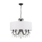 Crystorama - Othello Drum Shade Chandelier - 6625-MK-CL-MWP - Canada Light Shop