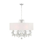 Crystorama - Othello Drum Shade Chandelier - 6628-CH-CL-MWP - Canada Light Shop