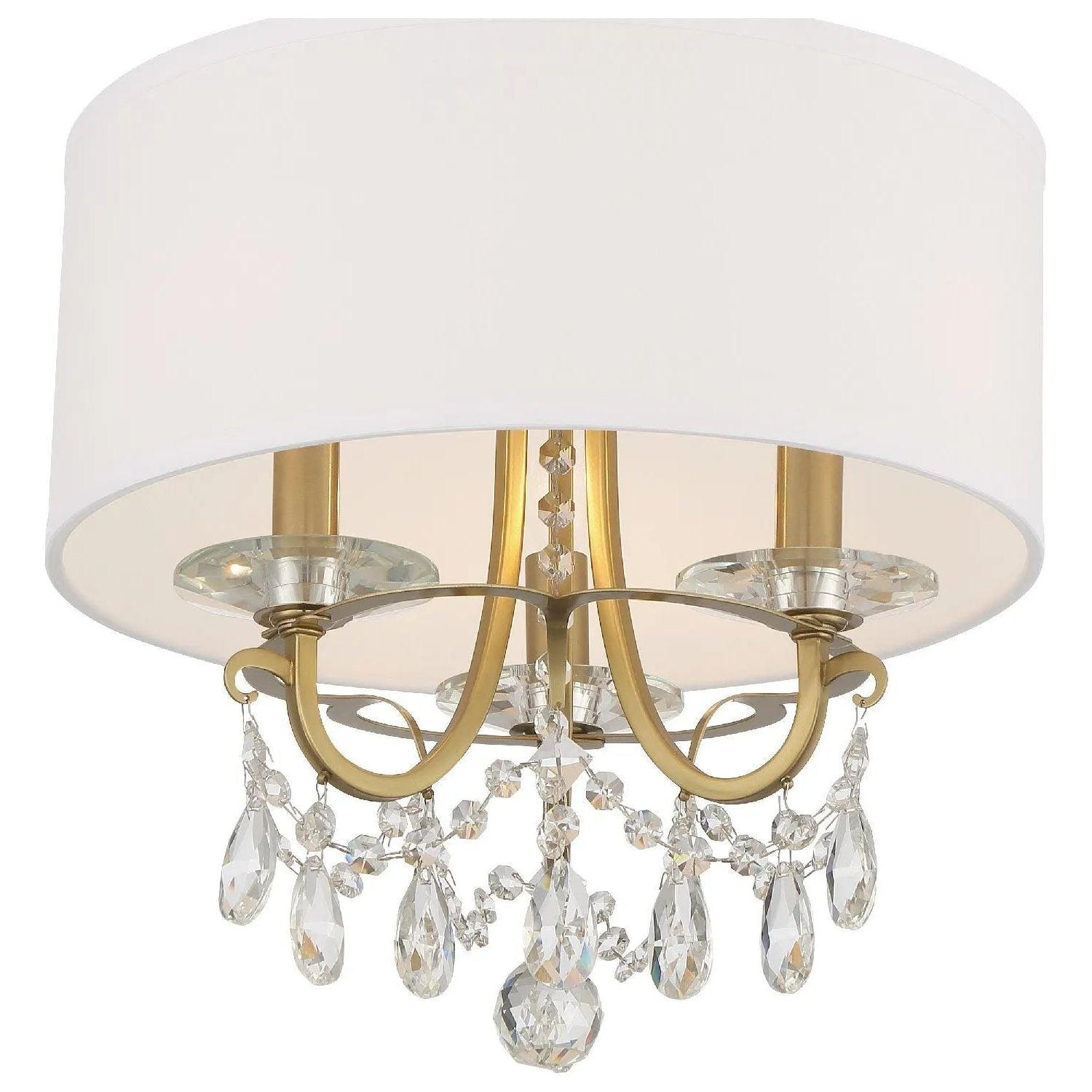 Crystorama - Othello Drum Shade Chandelier - 6628-CH-CL-MWP - Canada Light Shop