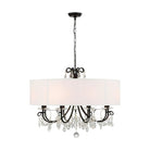 Crystorama - Othello Drum Shade Chandelier - 6628-CH-CL-MWP - Canada Light Shop