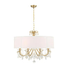 Crystorama - Othello Drum Shade Chandelier - 6628-CH-CL-MWP - Canada Light Shop