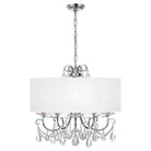 Crystorama - Othello Drum Shade Chandelier - 6628-CH-CL-MWP - Canada Light Shop